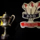 Puchar Mistrzostw Świata federacji British Darts Organisation oraz logotyp organizacji