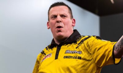 Dave Chisnall podczas Masters 2024