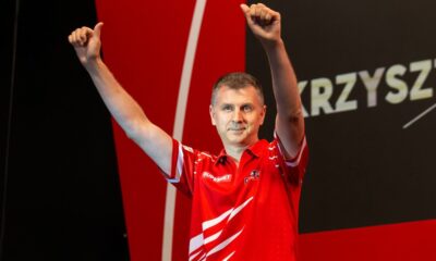 Krzysztof Ratajski podczas Superbet Poland Darts Masters 2024