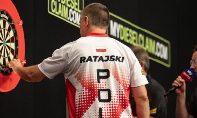 Krzysztof Ratajski podczas World Cup of Darts 2023