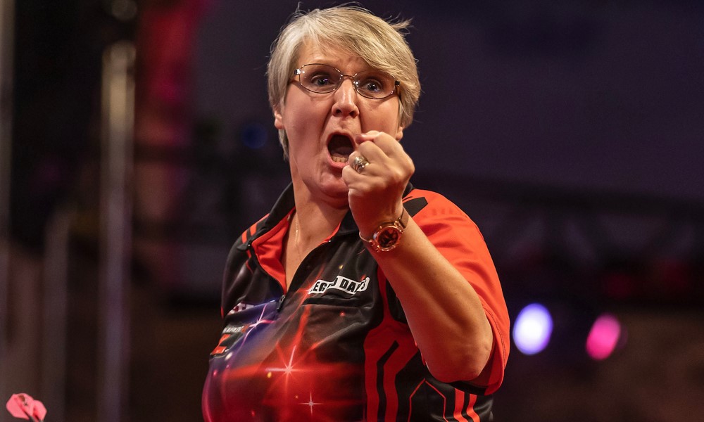 Lisa Ashton podczas Women's World Matchplay 2023