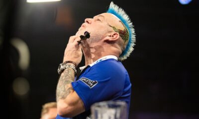 Peter Wright podczas World Cup of Darts 2023