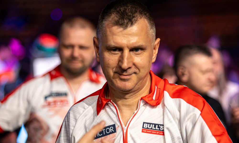 Krzysztof Ratajski podczas World Cup of Darts 2024
