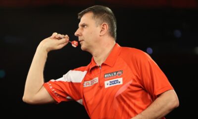 Krzysztof Ratajski podczas Players Championship Finals 2022