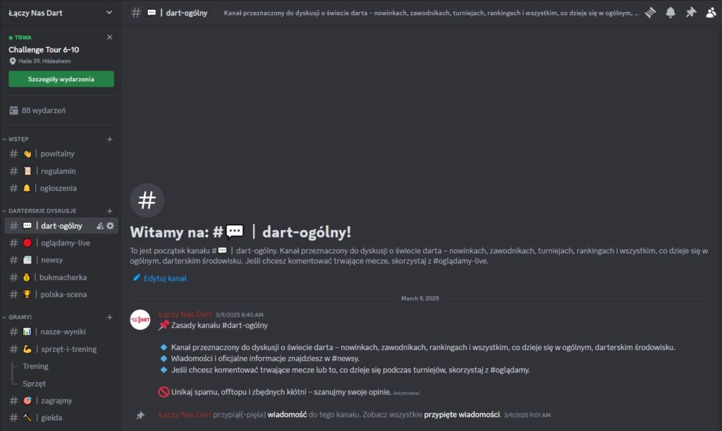 Serwer Discord Łączy Nas Dart