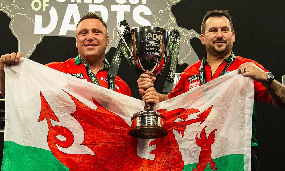 Gerwyn Price i Jonny Clayton, World Cup of Darts 2023