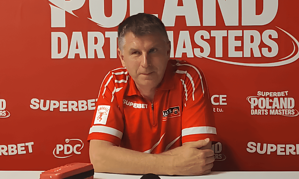 Krzysztof Ratajski Superbet Poland Darts Masters, dzień 2. - konferencja prasowa