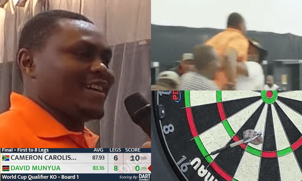 David Munyua, mistrzostwa świata kwalifikacje, african darts group