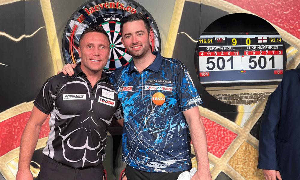 Gerwyn Price, Luke Humphries MDA Events, Modus, Stevenage