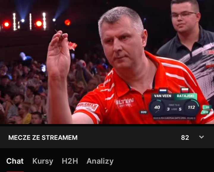 Aplikacja Superbet dart transmisja
